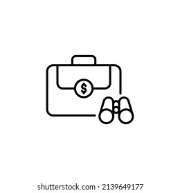 Job Search icon in vector. logotype