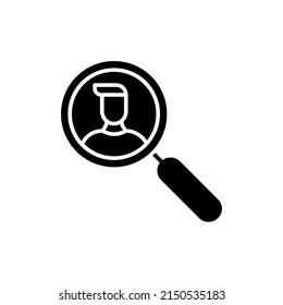 Jobsuchsymbol in Vektorgrafik. Logotyp