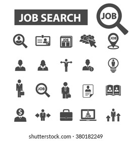 job search icons