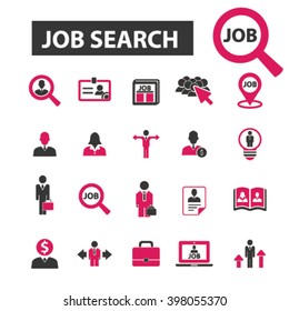 job search icons
