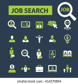 job search icons
