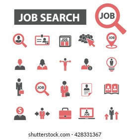 job search icons
