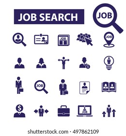 job search icons