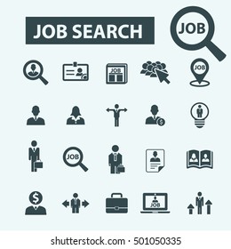 job search icons