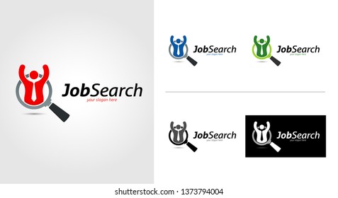 Job Search Logo Template Set