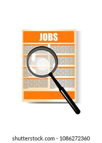 Job Search on Newspaper