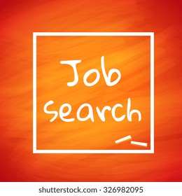 job search vector illustration design