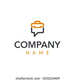 job search vector logo icon illustration
