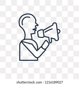 Job search vector outline icon isolated on transparent background, high quality linear Job search transparency concept can be used web and mobile