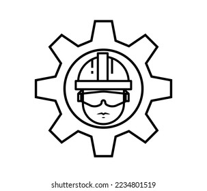 job security concept. isolated on white background.
