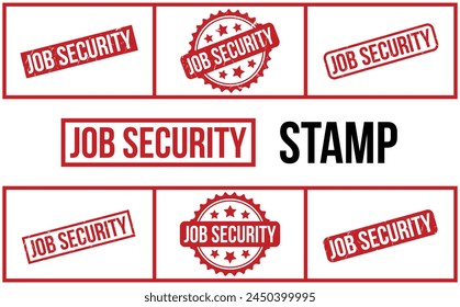 Vector de sello de goma de seguridad de trabajo