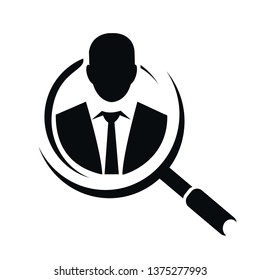 job seeker icon vector