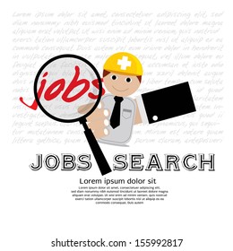 Job Seeker Vector Illustration EPS10