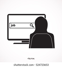 job seeker woman