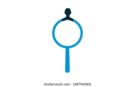 Job seeking icon concept vector illustration