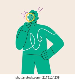 Job seeking, recruitment and employment - business concept illustrations. Finding goals. Colorful vector illustration
