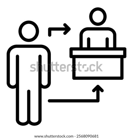 Job Shadowing Icon Element For Design
