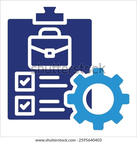 Job Sheet Icon Element For Design