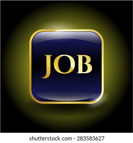 Emblema brillante de empleo