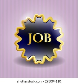 Emblema brillante de empleo