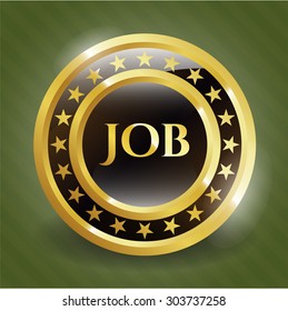 Jobglänzendes Emblem