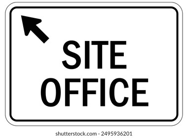 Job site construction safety sign