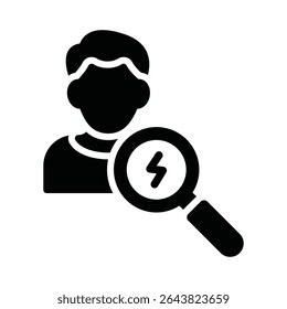 Job stress Vector Icon which can easily modify or edit


