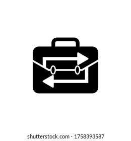 Job switch icon vector illustration. isolated flat icon on white background.