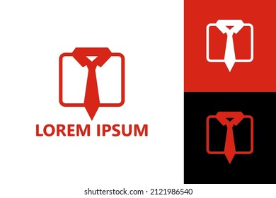 vector de diseño de plantilla de logotipo de charla de trabajo