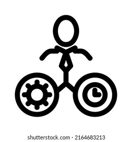 job time icon or logo isolated sign symbol vector illustration - high quality black style vector icons
