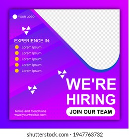 Job Vacancy Banner Templates, Open Recruitment Banners