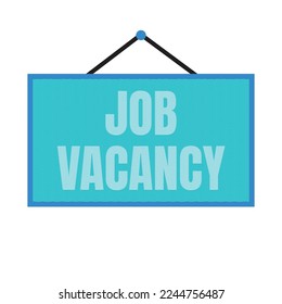Job vacancy drop your cv sign, we're hiring join us announcement
