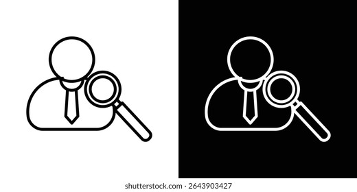 Ícone de vaga de emprego Vetor gráfico definido para design de interface do usuário