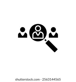 Job vacancy icon Isolated flat vector in outline