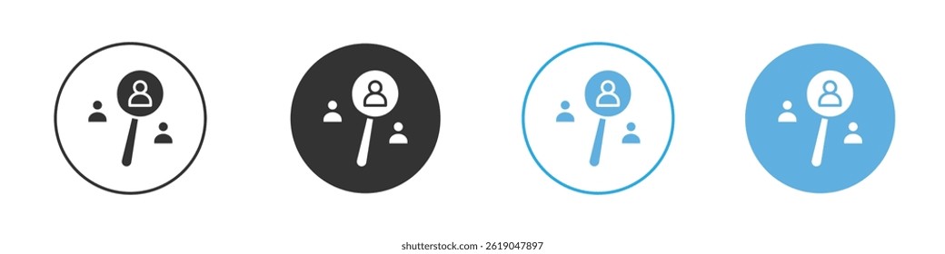 Job vacancy icon simple flat vector icon pack