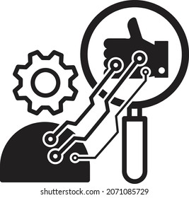 vector de icono de vacantes de trabajo. icono de empleo profesional
