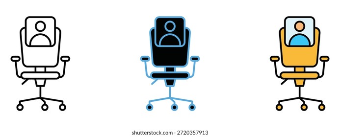 Icono de puesto vacante. Vector de puesto vacante. Ilustración vectorial.