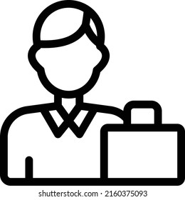 ilustración del vector de trabajo en un fondo transparente. Símbolos de calidad superior. Iconos vectoriales de línea delgada para el diseño de conceptos y gráficos.