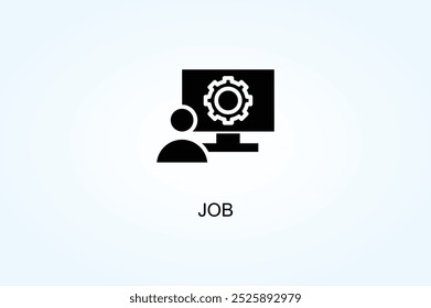 Job Vector Or Logo Sign Symbol Illustration