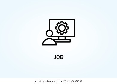 Job Vector Or Logo Sign Symbol Illustration