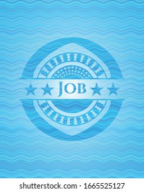 Job water emblem background. Vector Illustration. Detailed.