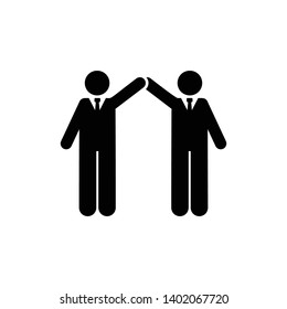 Job, work, meeting, happy icon. Element of businessman icon. Premium quality graphic design icon. Signs and symbols collection icon for websites, web design, mobile app