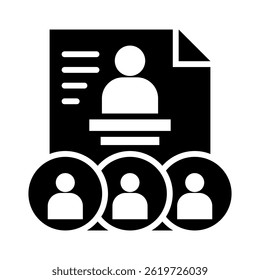 Jobfair Icon Element For Design