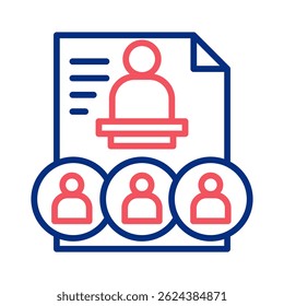 Jobfair Icon Element For Design