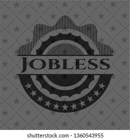 Jobless black emblem