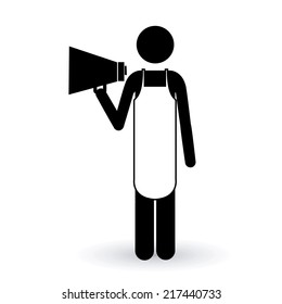 Jobs design over white background, vector illustration