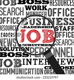 jobs design , vector illustration