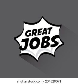 jobs  design , vector illustration