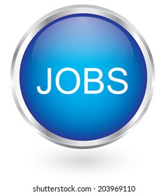 Jobs icon glossy button