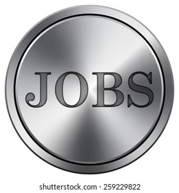 Jobs icon. Internet button on white background. EPS10 Vector. 